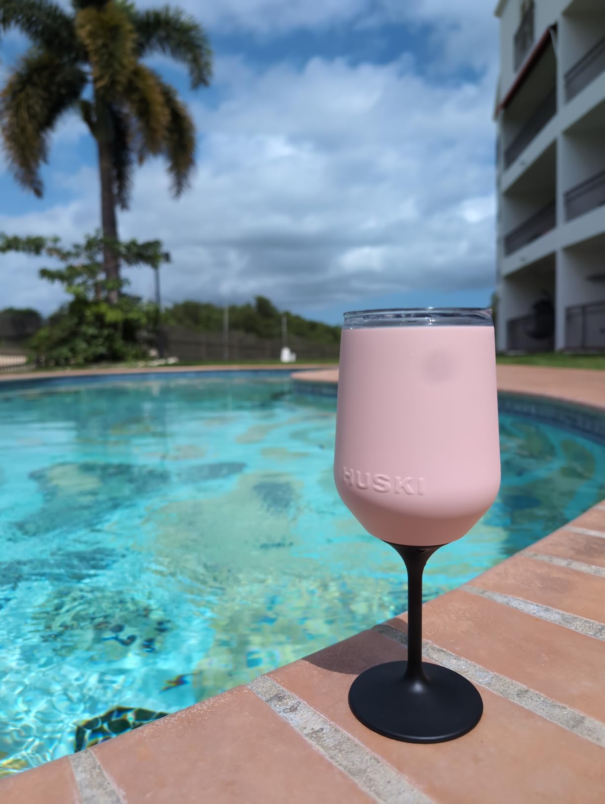 Huski Wine Tumbler 2.0 | NEW | Award-winning Design with Detachable Stem | Premium Stainless Steel Wine Glass with Lid | Triple Insulated Tumbler | 12oz Capacity | Great Gift (Champagne) customer photo 2