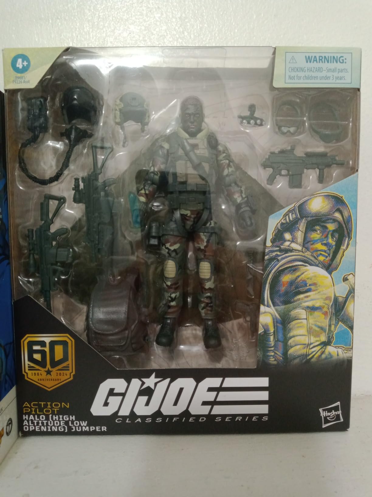 G.I. Joe Classified Series 60th Anniversary Action Pilot - Halo (High Altitude Low Opening) Jumper, 6 Inch Action Figure with Parachute & 18 Accessories customer photo 2