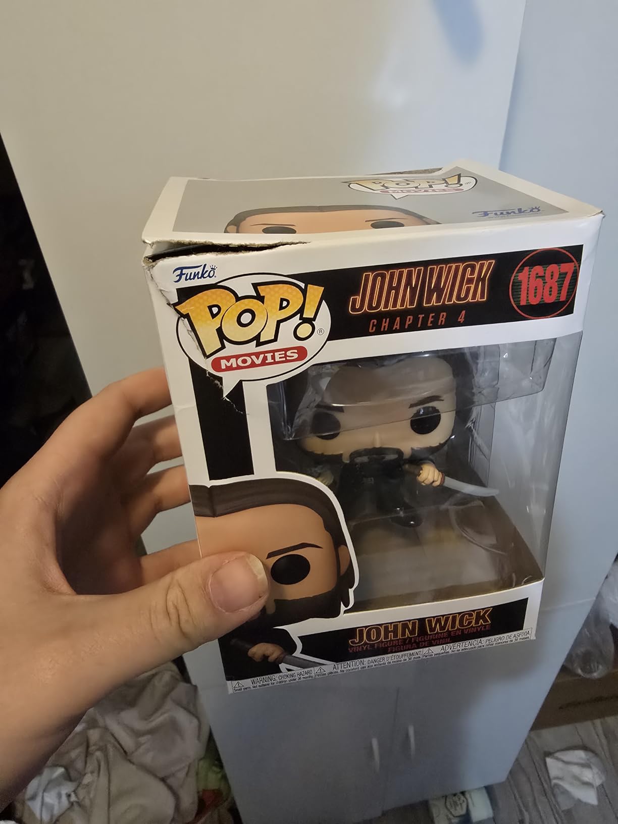 Funko POP! Movies: John Wick 4 - John Wick | Official Action/Adventure Merch - Collectable Vinyl Figurine for Shelf Display - Birthday Gift Idea for Fans and Collectors customer photo 1