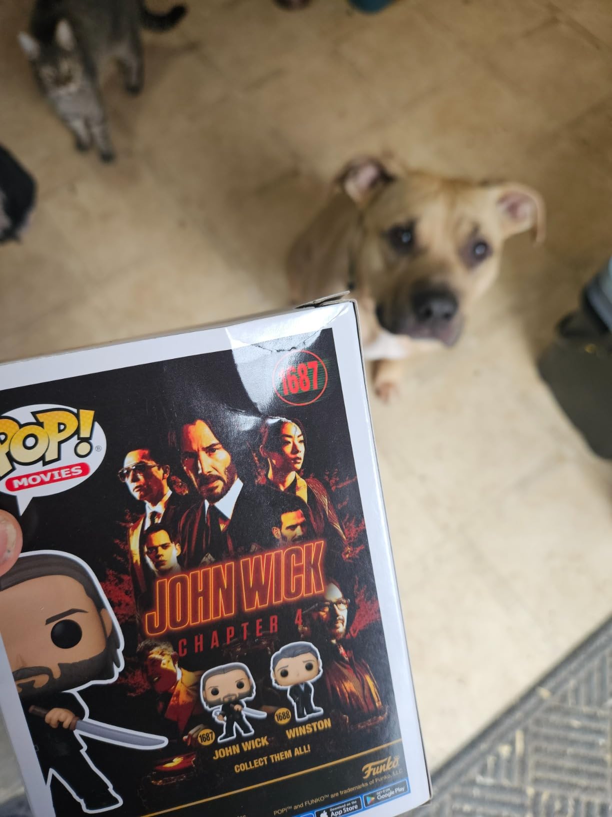 Funko POP! Movies: John Wick 4 - John Wick | Official Action/Adventure Merch - Collectable Vinyl Figurine for Shelf Display - Birthday Gift Idea for Fans and Collectors customer photo 2