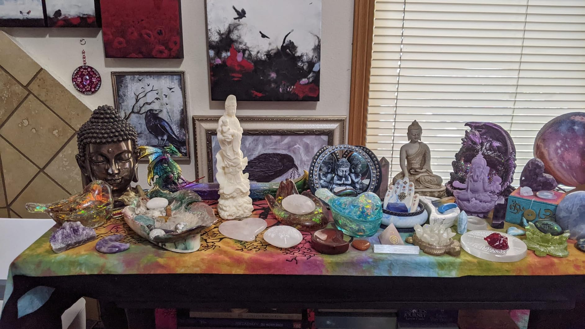 Hormsdar Ivory Nut Buddha Sitting on The Lotus Flower Guarded by King Cobra Statue Handcrafted Home Car Office Decor, Ideal Gift Choice customer photo 2