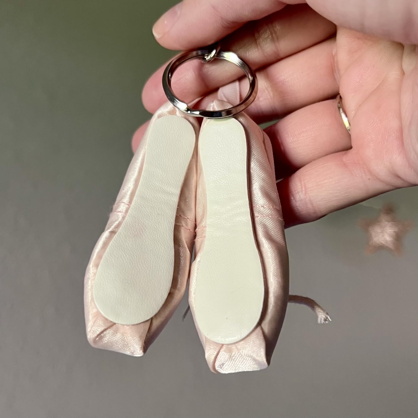 Pointe Shoes Keychain, Ballet Shoe Keychain, Keyring, Dancer Gifts, Dance Accessories customer photo 1