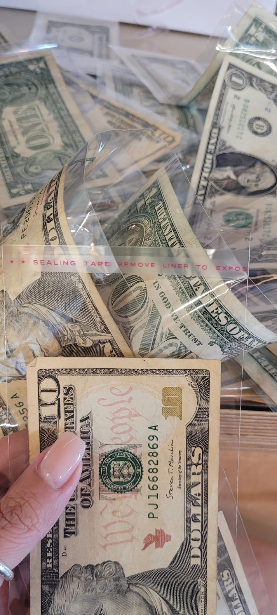 16th Birthday Money Box for Cash Gift, Surprise Pull Out Money Gift Box with 50Pcs Transparent Bags - Fun Ways to Give Cash as A 16th Birthday Gift for Girls Boys customer photo 2