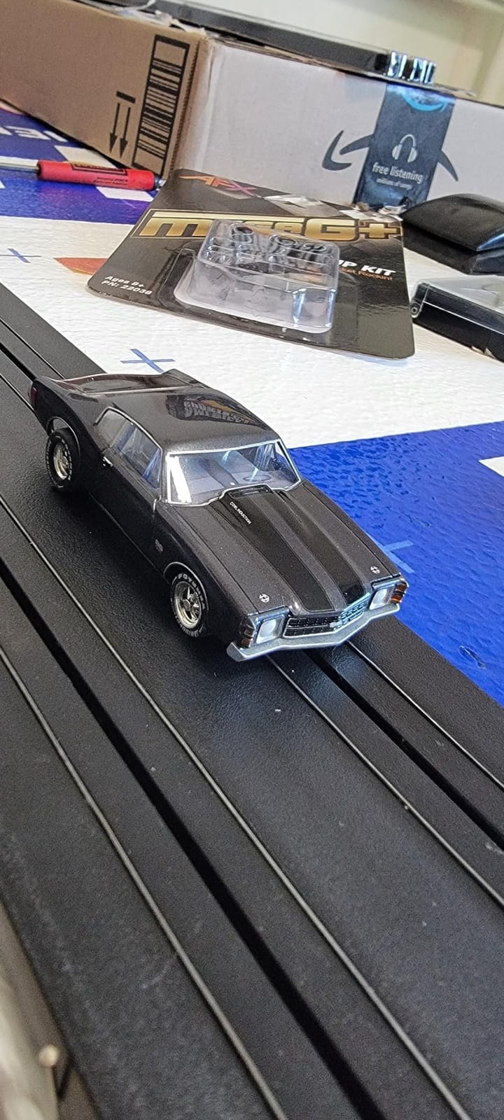 AFX 22087 Mega-G+ 1972 Chevelle SS454 Black HO Slot Car customer photo 2