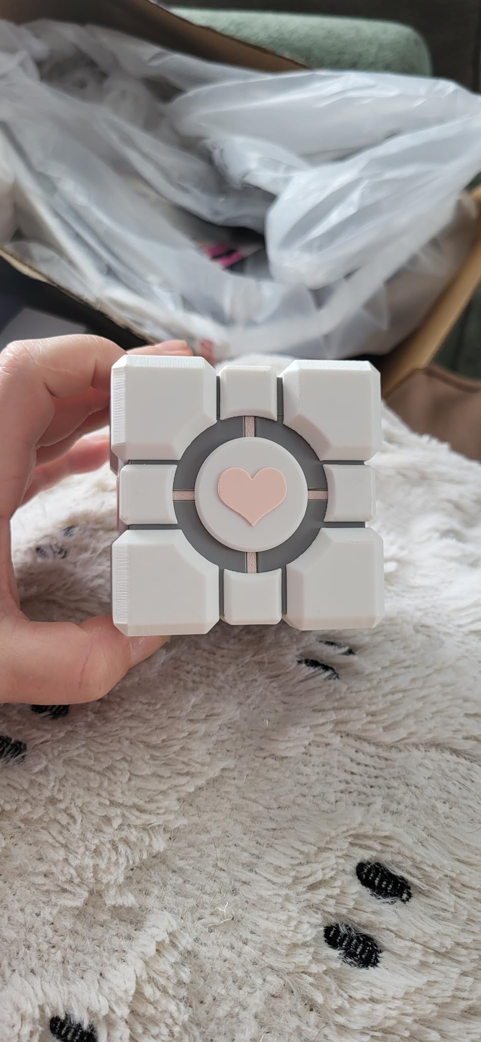 Companion Cube Storage Box customer photo 1