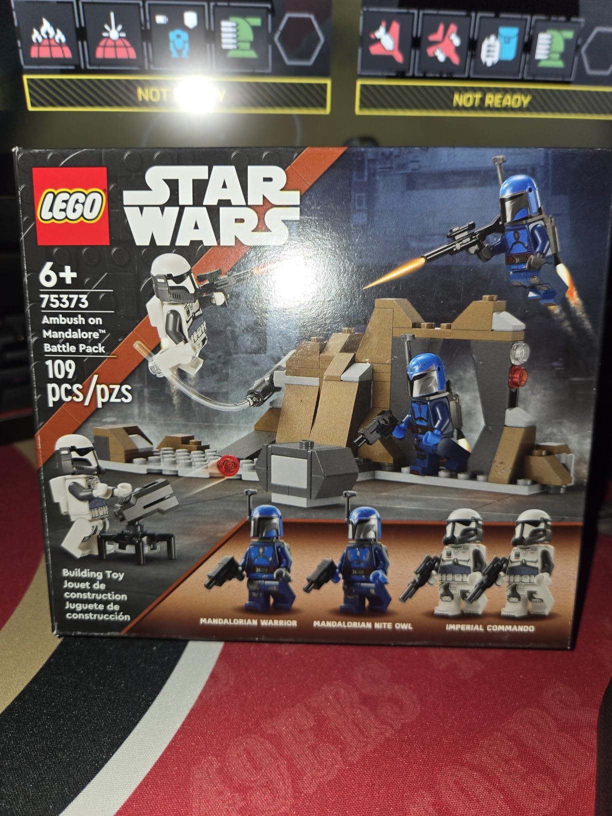 LEGO Star Wars: The Mandalorian Ambush on Mandalore Battle Pack, Building Toy with 4 Star Wars Minifigures, Collectible Brick Built Playset, Star Wars Gift Idea for Boys and Girls Ages 6 and Up, 75373 customer photo 1