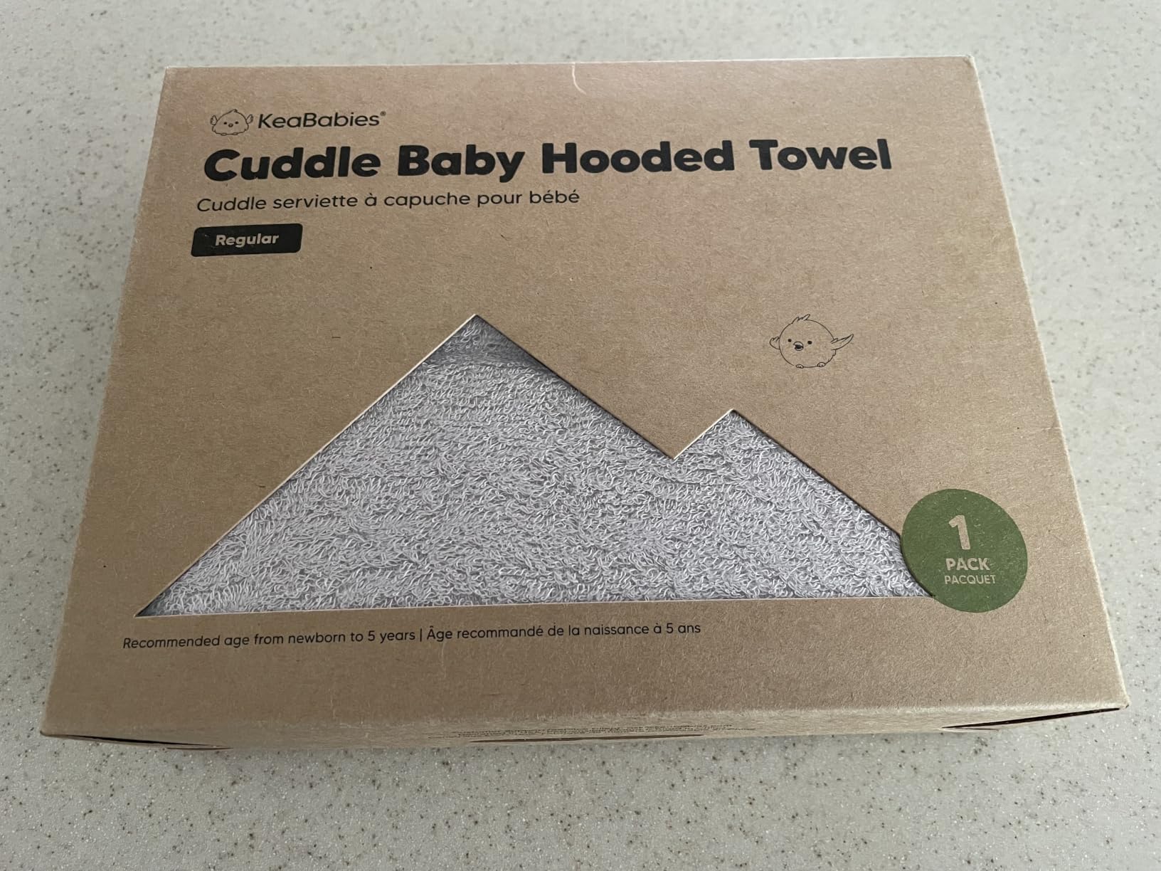 KeaBabies Hooded Baby Towel for Newborn, Baby Bath Towels (Duck, 35x35) customer photo 2