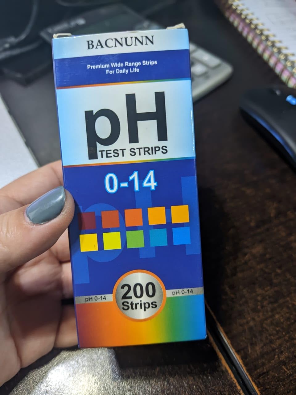 BACNUNN pH Test Strips 0-14: 200 Universal Litmus Paper pH Test Strips | for Liquid Testing & Water & Food and Soap Making customer photo 2