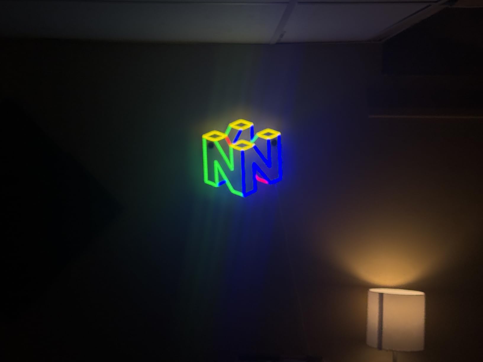 WonderfulLife Game Cyberpunk Neon Sign for Game Zone Decor,Shooting Games Led Lights for Man Cave Gaming Room Internet Bar or Bedroom Decoration.5V USB Powered,Easy Hanging. customer photo 1