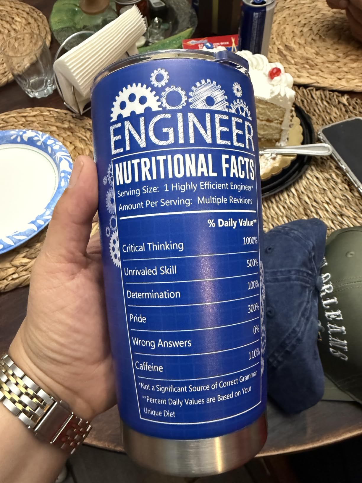 Firefighter Gifts for Men, Firefighter Graduation Tumbler (20oz) customer photo 1