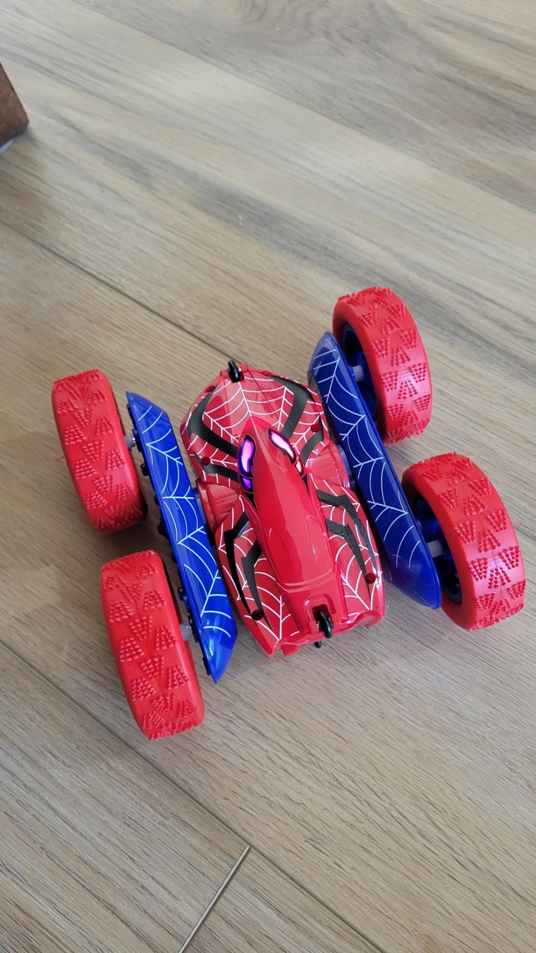 Excitobo Remote Control Car,RC Cars Boys Toys for 3 4 5 6 7 8 9 10 11 12 Year Old Boy Double Sided 360°Flip 4WD Rechargeable Drift RC Race Car Birthday Gifts Easter Basket Stuffers for Kids Age 3-12 customer photo 2