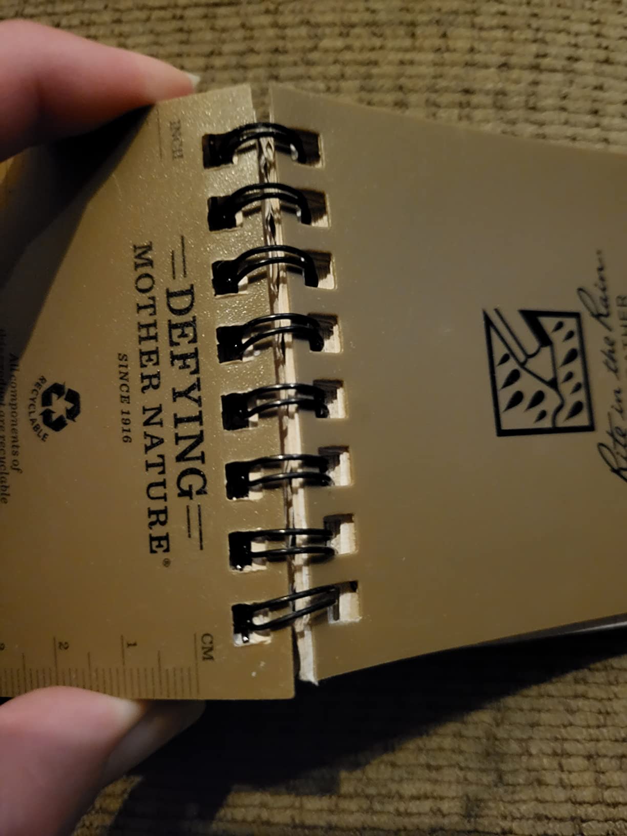 Rite in the Rain Weatherproof Top Spiral Notebook, 3