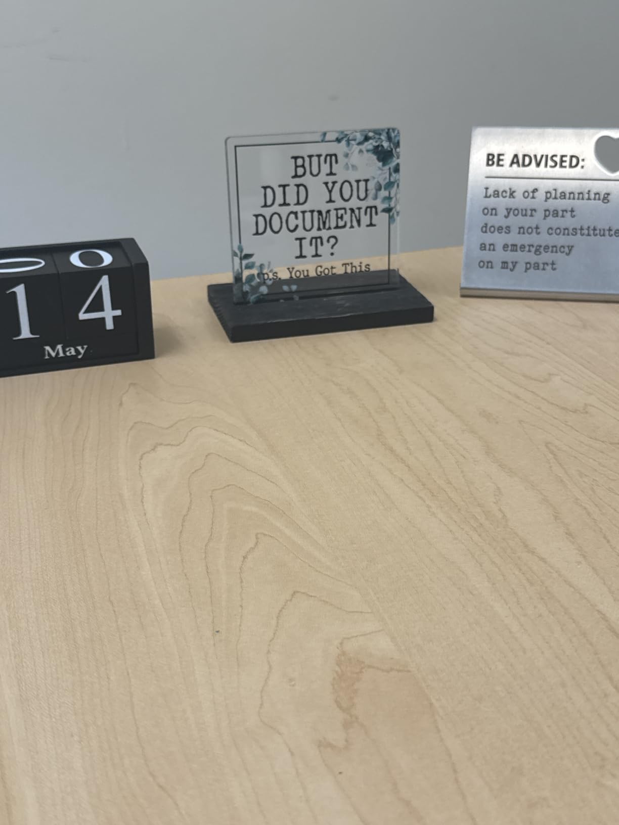 Office Humor Gift, But Did You Document It?Secretary HR Coworker Desk Decor customer photo 1