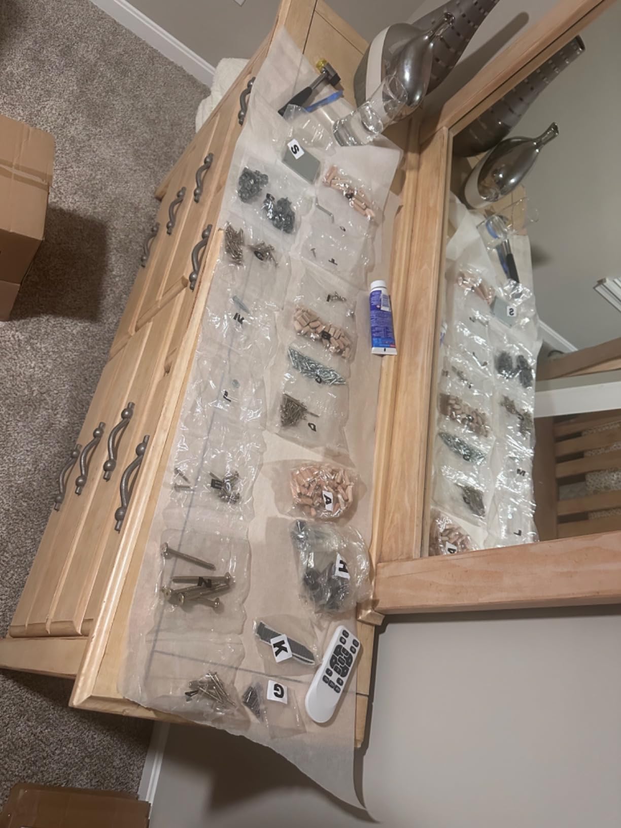 Walker Edison Modern 6-Drawer Solid Wood Dresser Bedroom Storage, 57 Inch, Caramel customer photo 1