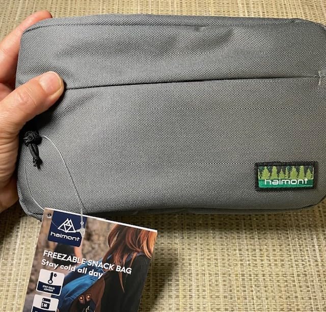 Haimont Small Freezable Snack Cooler Bag, Reusable Freezable Mini Cooler Bag for Outdoor, Airplane, Travel, Wear Resistant, Yellow customer photo 2