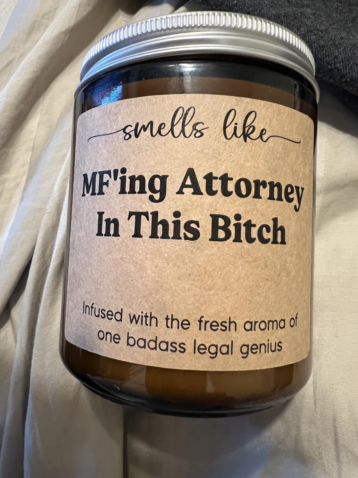 Fairy's Gift Candle, Lawyer Gifts for Women Men, Funny Attorney Gifts customer photo 1
