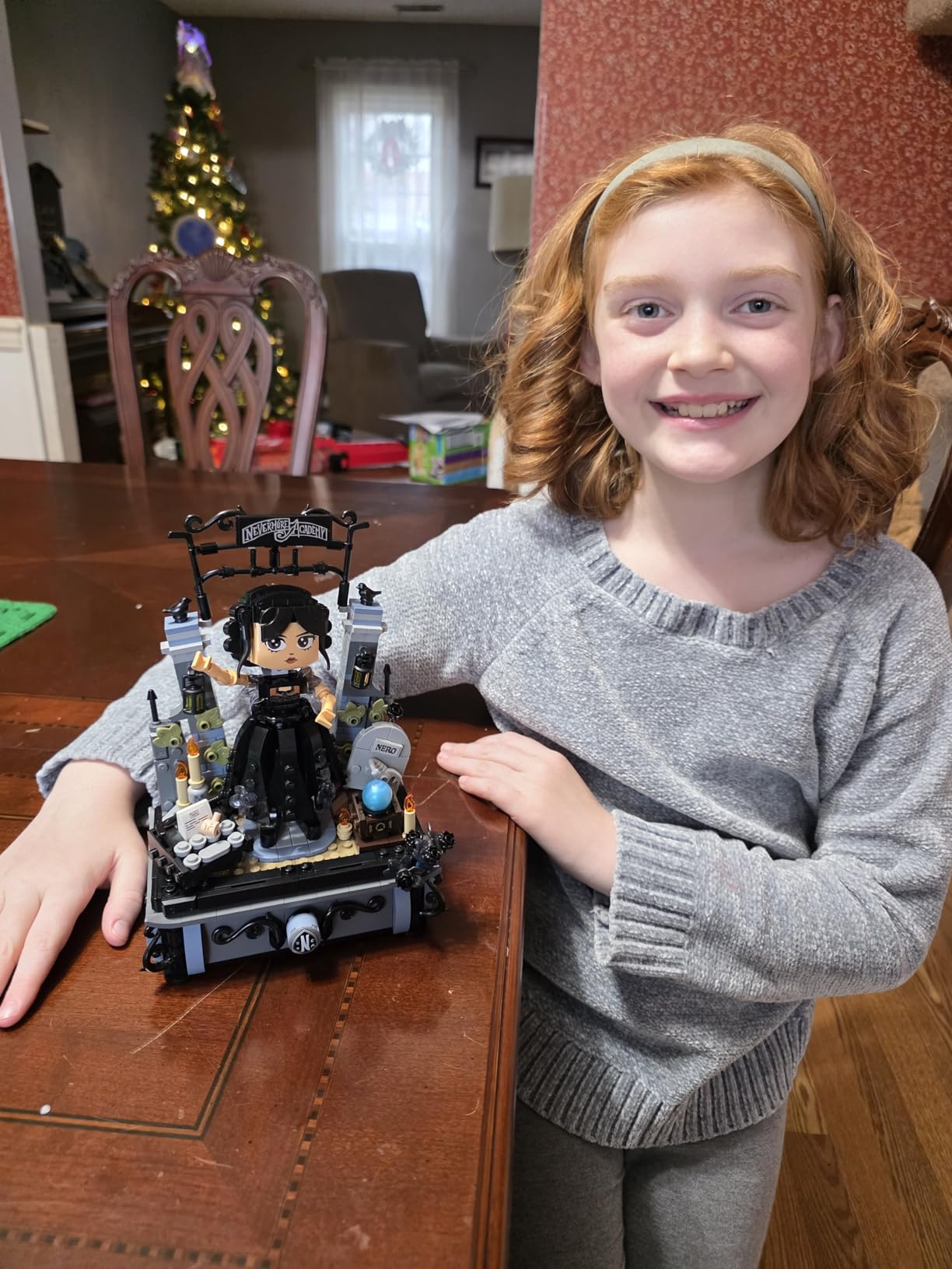 LEGO Wednesday Addams Figure - Building Toy for Kids, Girls & Boys, Ages 10+ - Collectible Wednesday Addams Doll with Display for Fans - Gift Idea for Birthday - 76780 customer photo 2