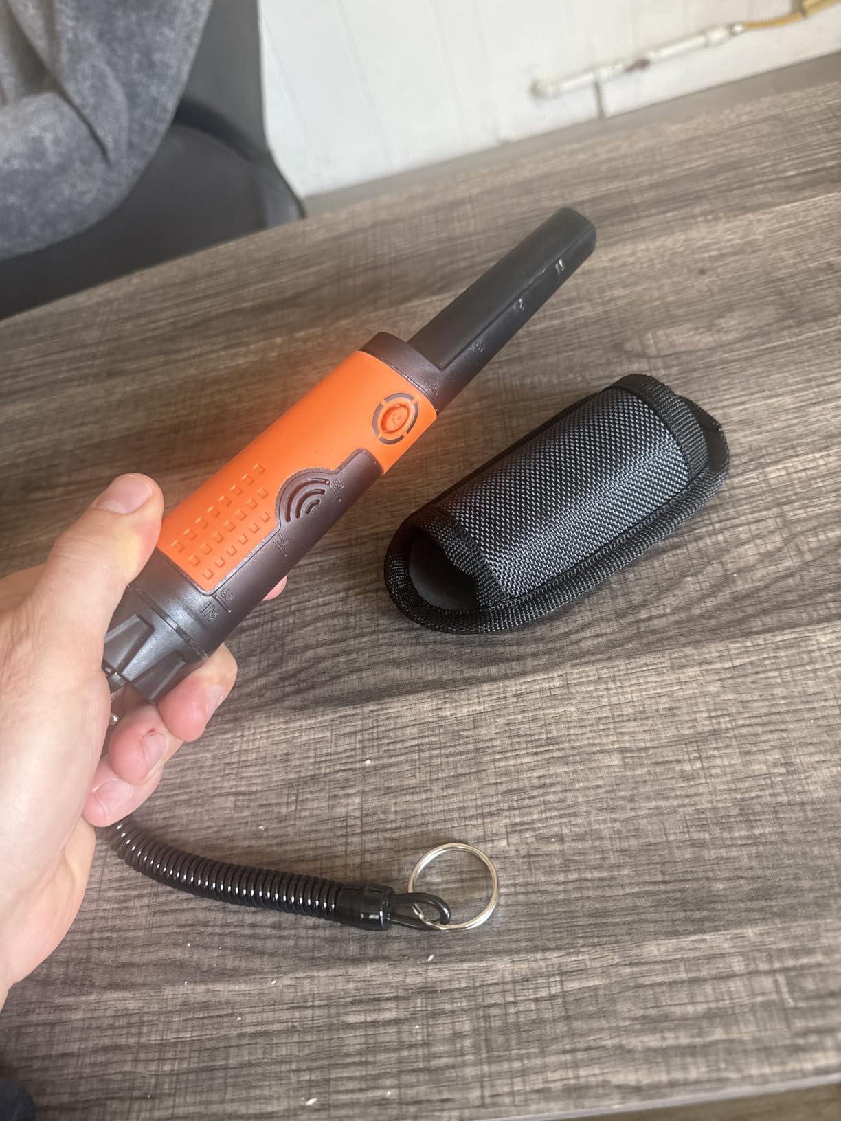 SUNPOW Metal Detector Pinpointer for Adults & Kids - Waterproof Handheld Pin Pointer Wand - High Sensitivity 360° Detection - Easy to Use 2 Alert Modes - Treasure Pinpointing Finder Probe - OTMD12 customer photo 2