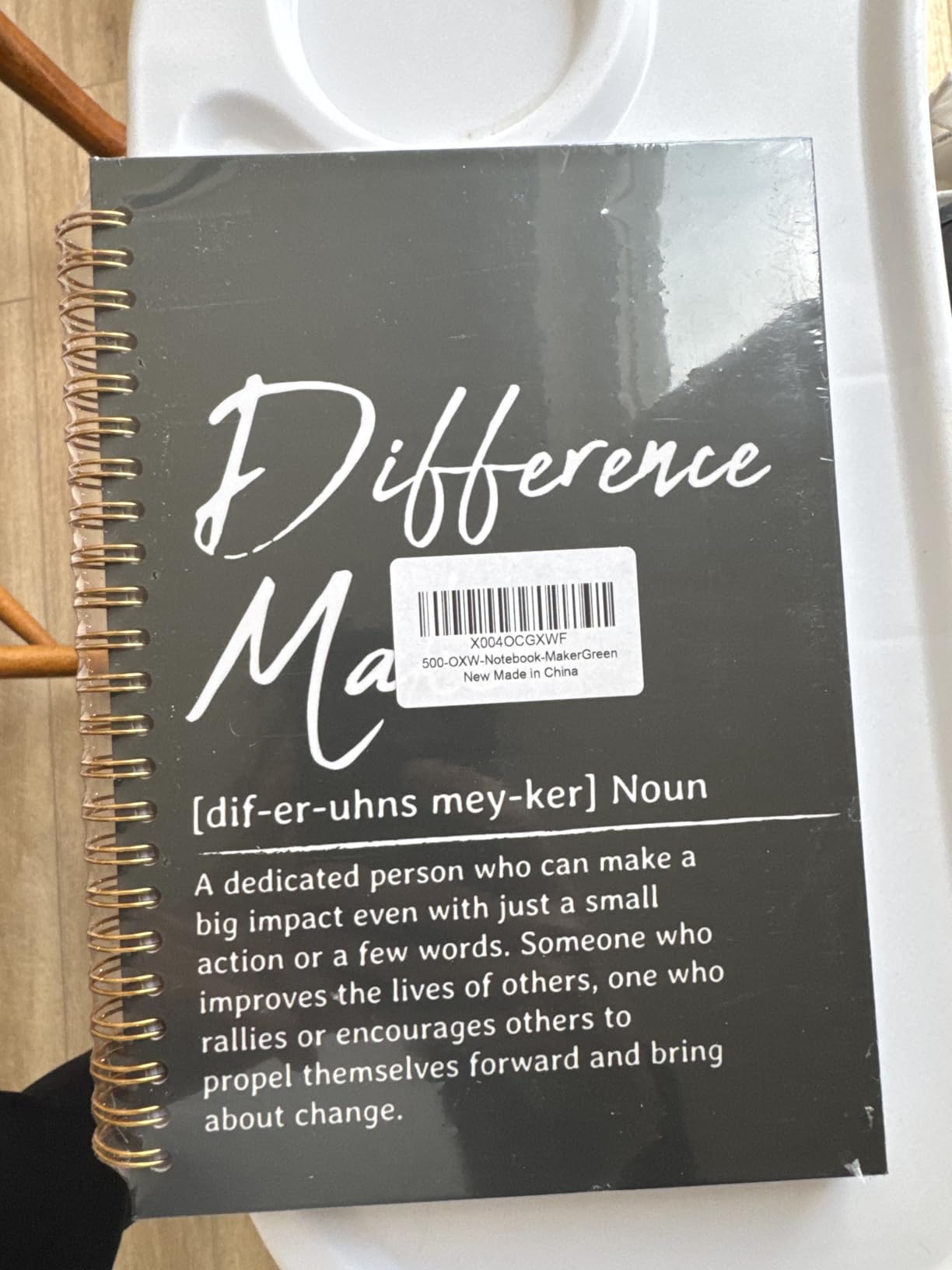 OXW Difference Maker Gift Notebook Journal, Cool Gifts for Bosses Coworkers customer photo 1