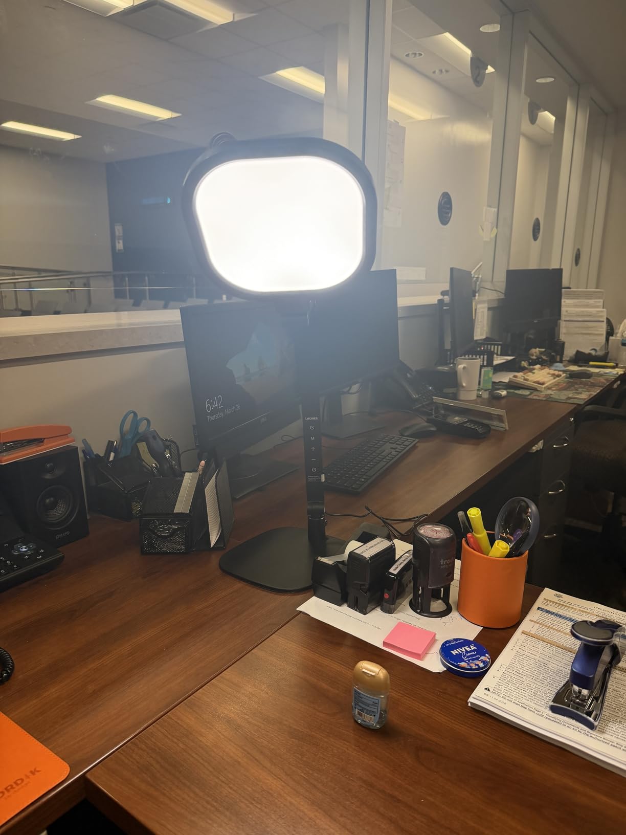 LitONES LED Desk Lamp for Home Office, Soft Edge-lit Design - Modern Style customer photo 1