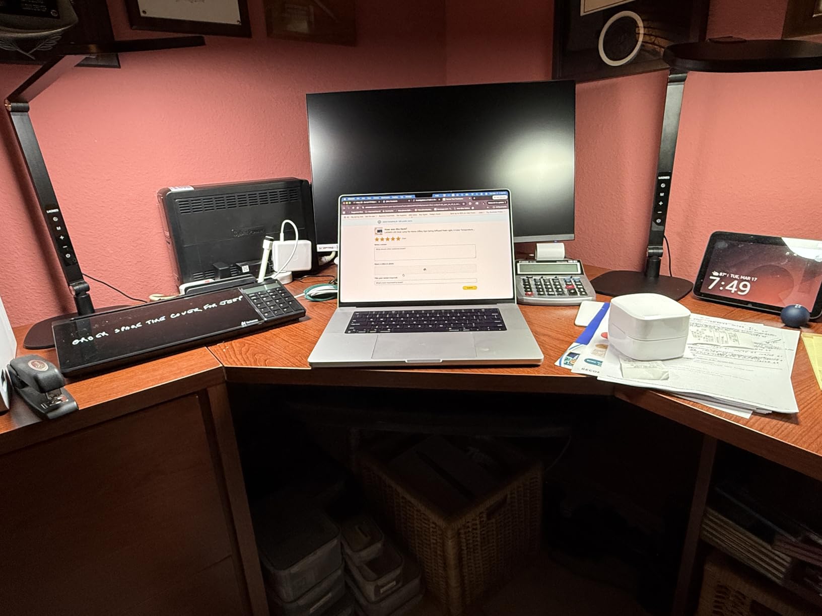 LitONES LED Desk Lamp for Home Office, Soft Edge-lit Design - Modern Style customer photo 2