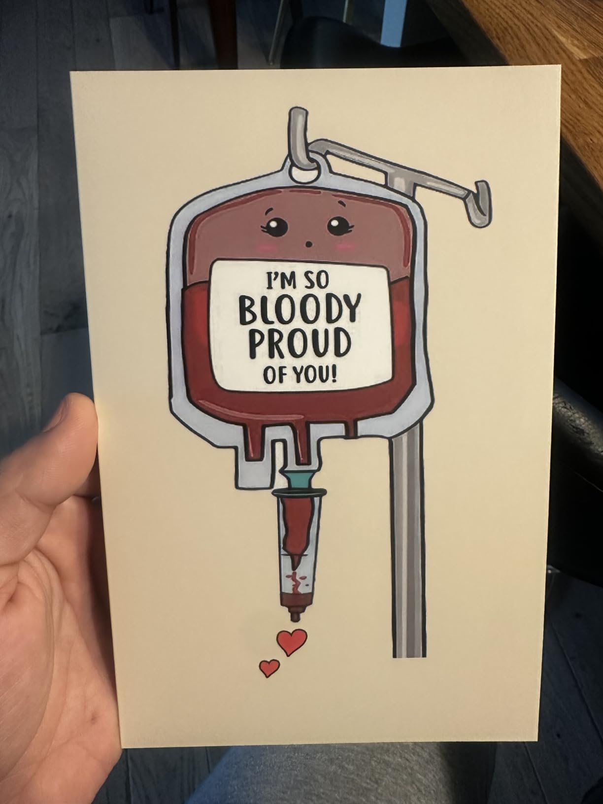 Medical Thank You Card, Healthcare Appreciation Card for Nurse Doctor | Lovely Thank You Card for OB GYN Family Doctor Midwife, Cute Medical Pun Design with Envelope customer photo 1