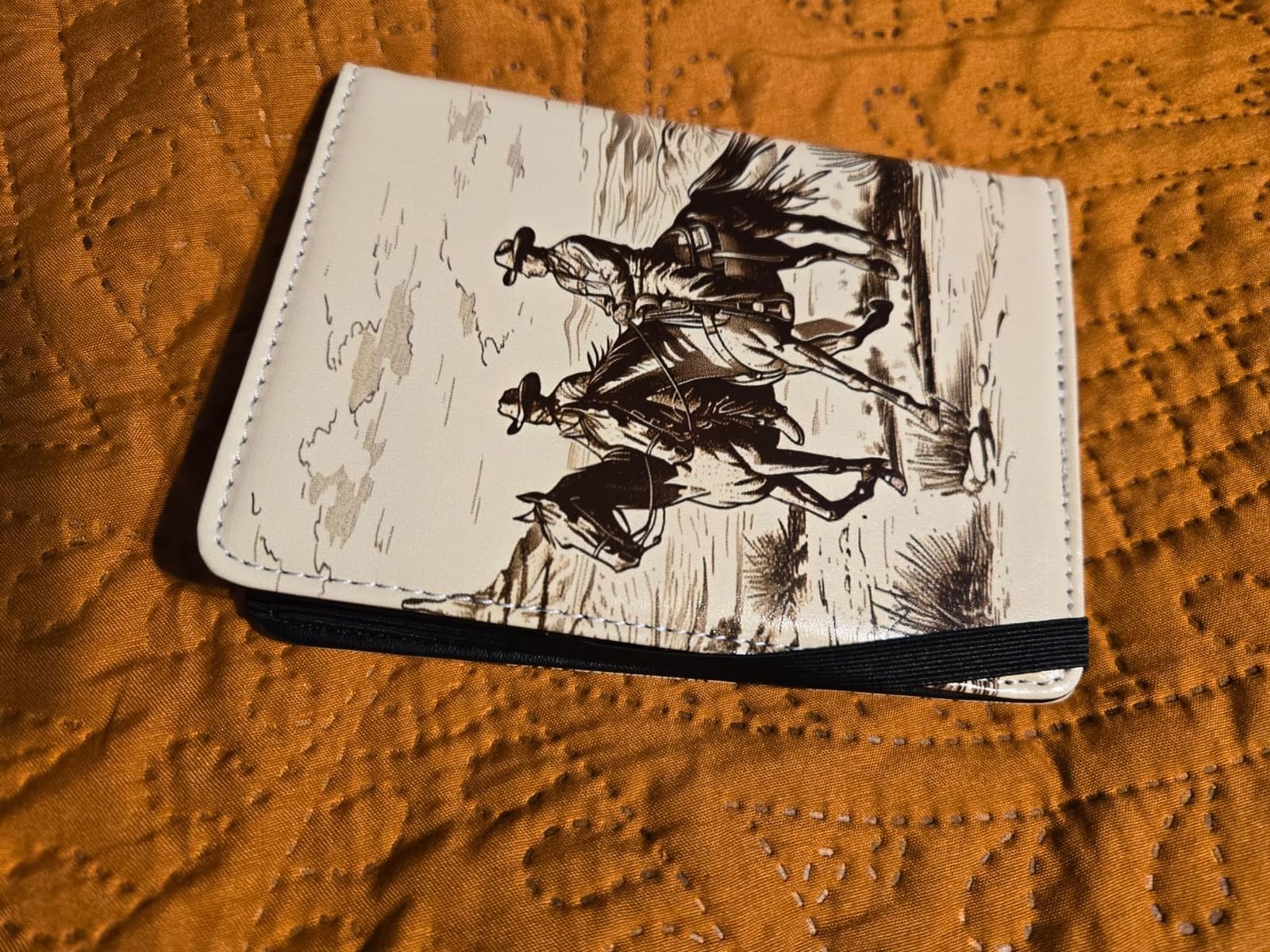 Wild West Desert Cowboy Passport Holder Passport Cover customer photo 1