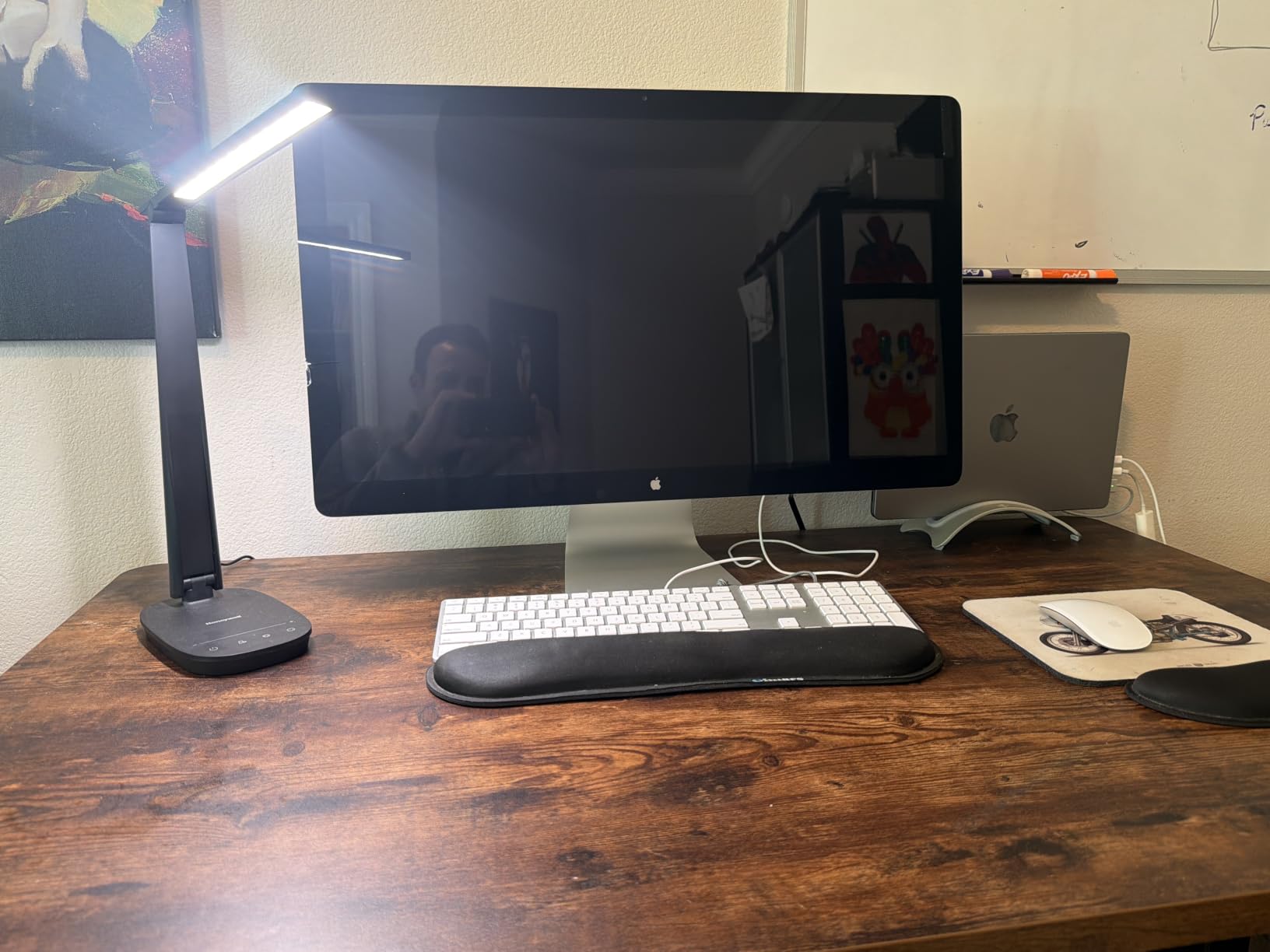 Honeywell HWT-H2 LED Desk Lamp, Eye-Caring Full Spectrum, USB Charging customer photo 2