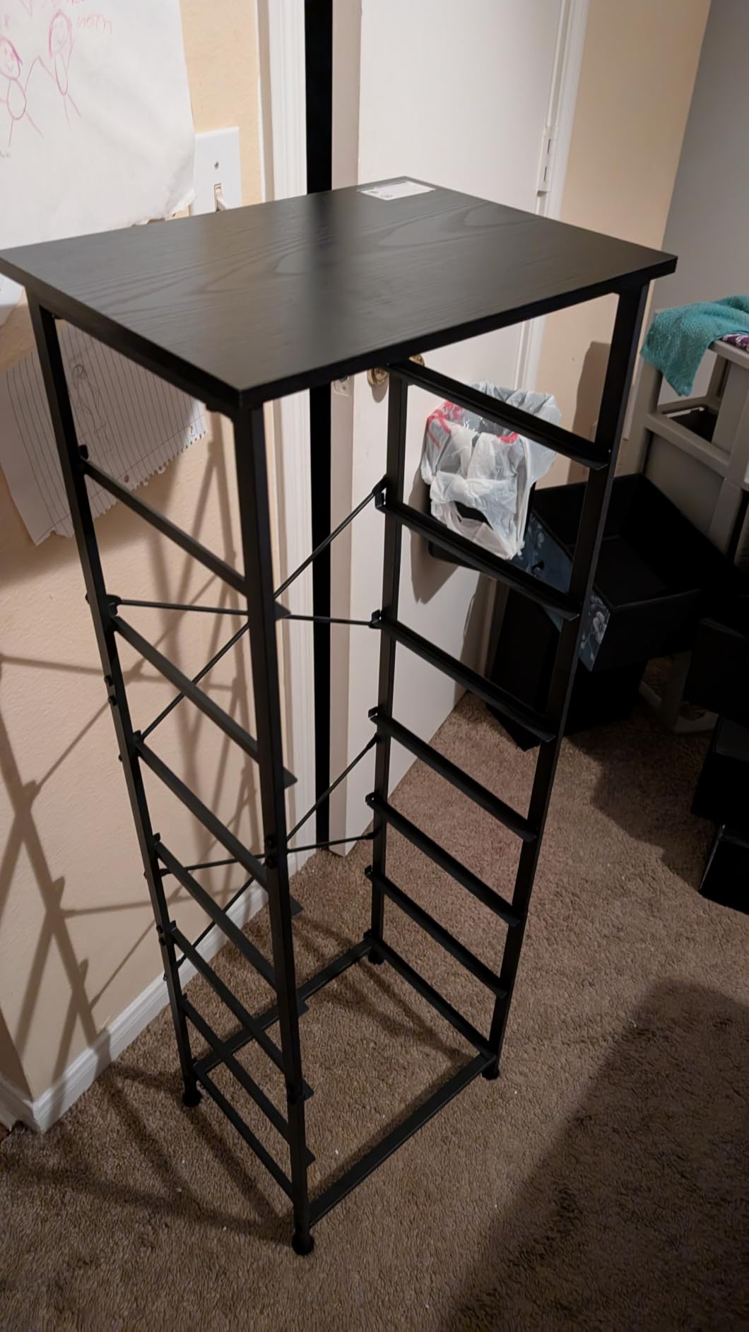 Fixwal Tall Skinny Dresser with 7 Fabric Drawers, Slim Dresser, Black customer photo 2