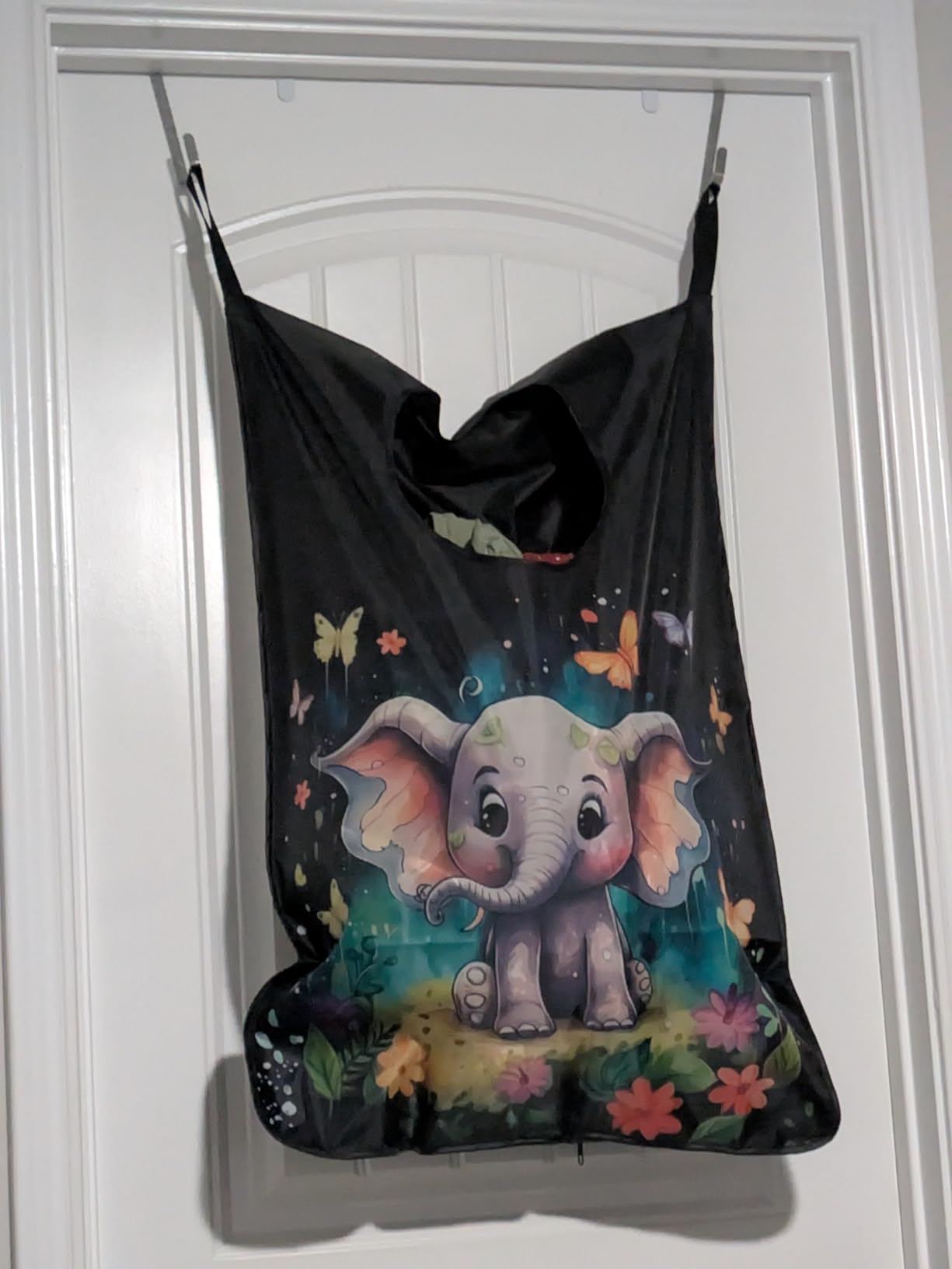 ZOUTAIRONG Rainbow Axolotl Hanging Laundry Bag Basketball Over The Door Laundry Hamper Zipper Laundry Basket Girls Purple Storage Organizers for Bedroom/Bathroom/Dorm/Closet customer photo 1