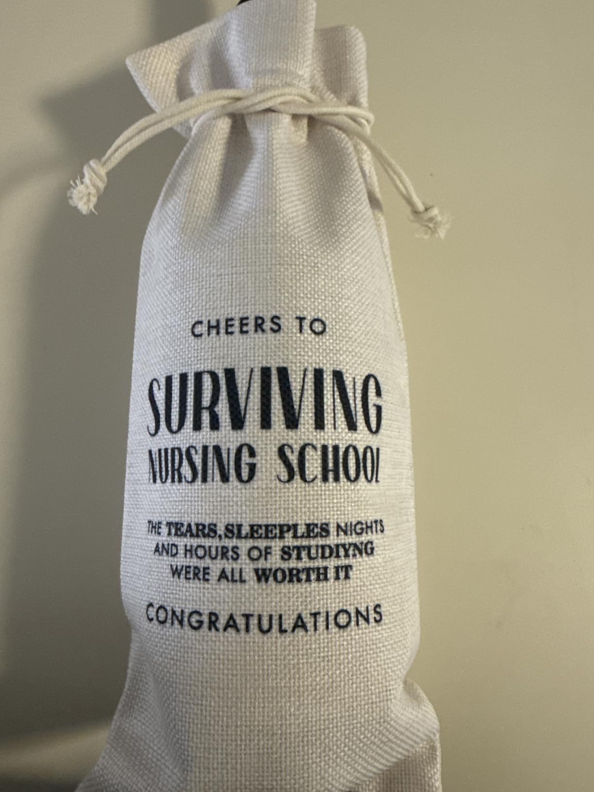 Lawyer Gift Wine Bag, Law School Graduation Gifts, Passed the Bar Exam customer photo 2