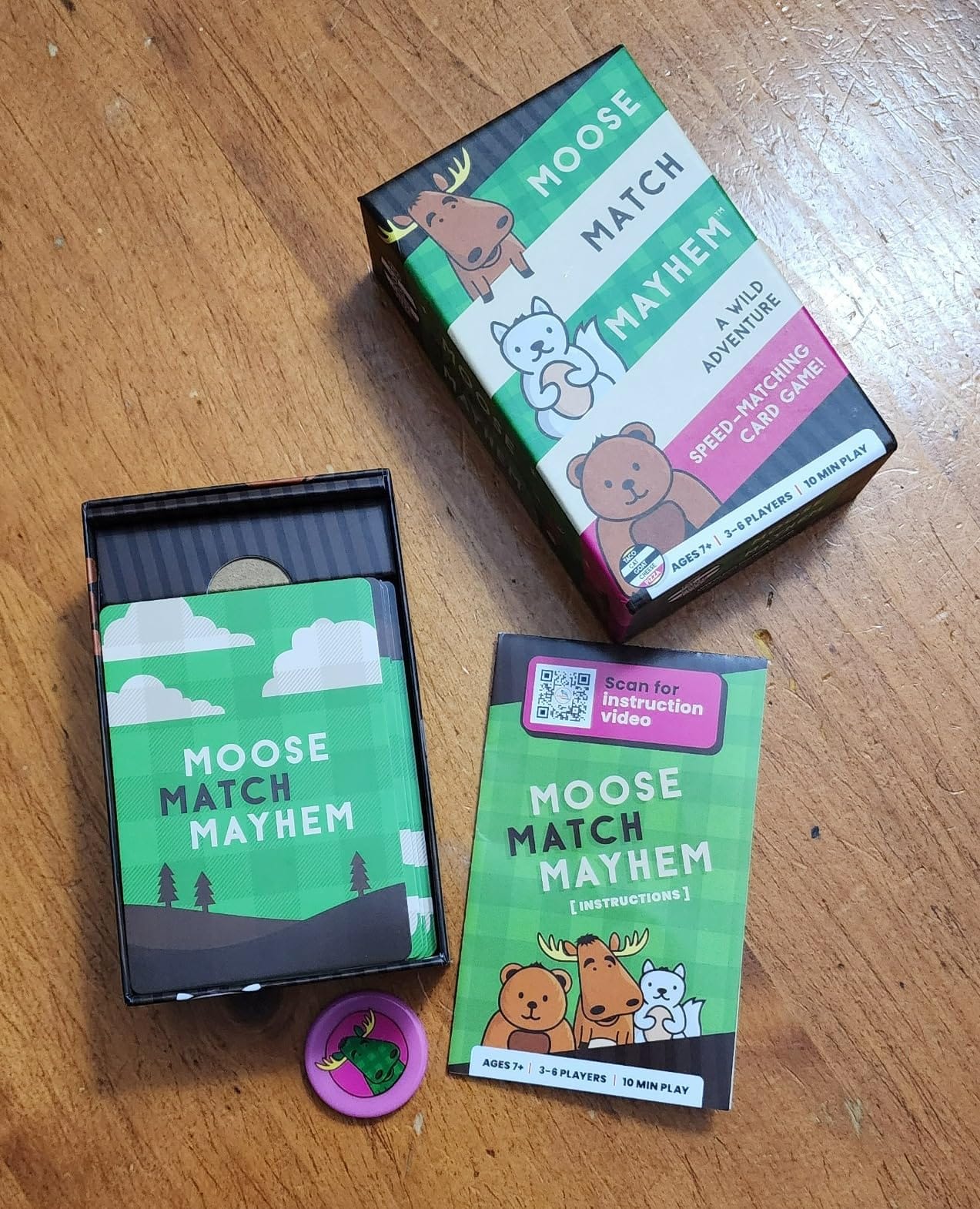 Moose Match Mayhem Speed-Matching Card Game by Taco Cat Games, Ages 7+ customer photo 2