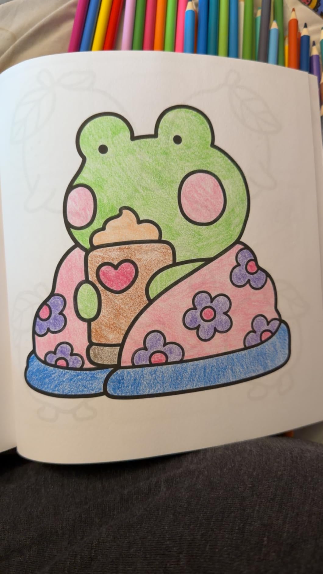 Stress Relief: Coloring Book for Adults and Kids, Bold and Easy, Simple and Big Designs for Relaxation Featuring Animals, Landscape, Flowers, Patterns, Cute Things And Many More customer photo 2