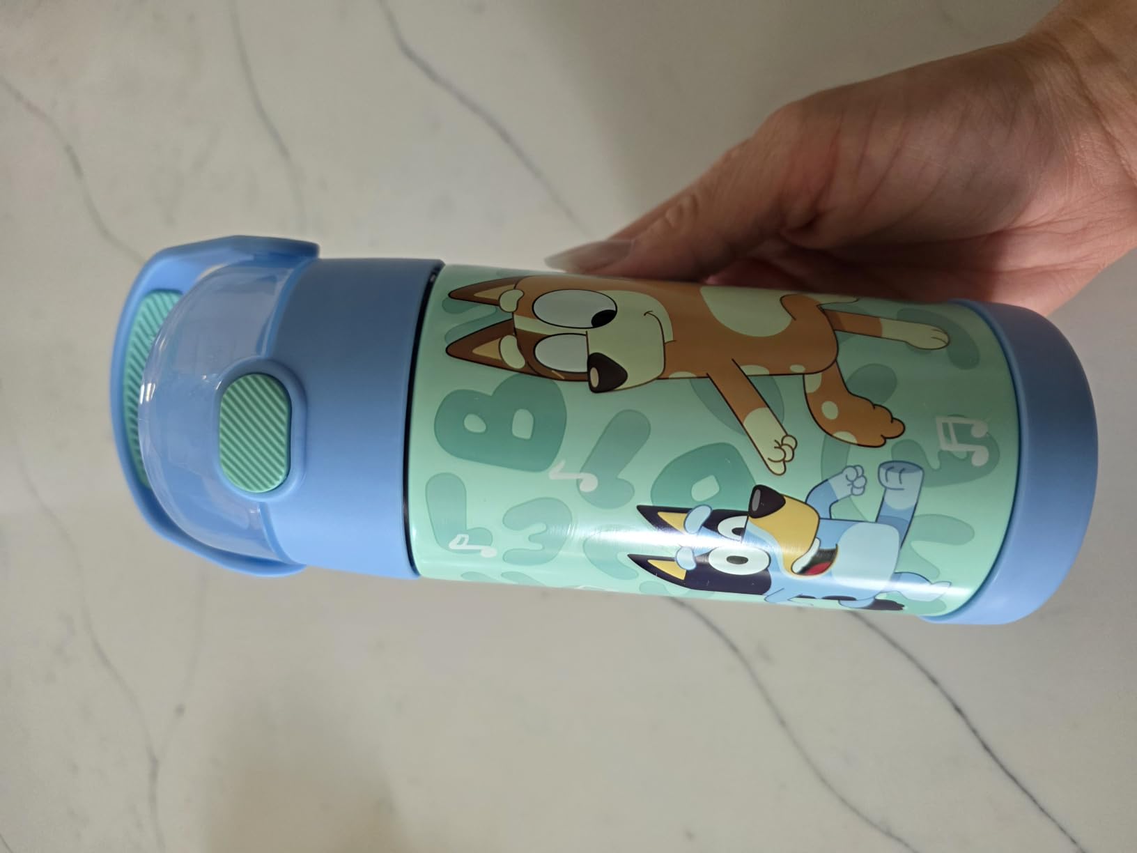 THERMOS FUNTAINER Water Bottle with Straw - 12 Ounce - Kids Stainless Steel Vacuum Insulated Water Bottle with Lid, Minions customer photo 1