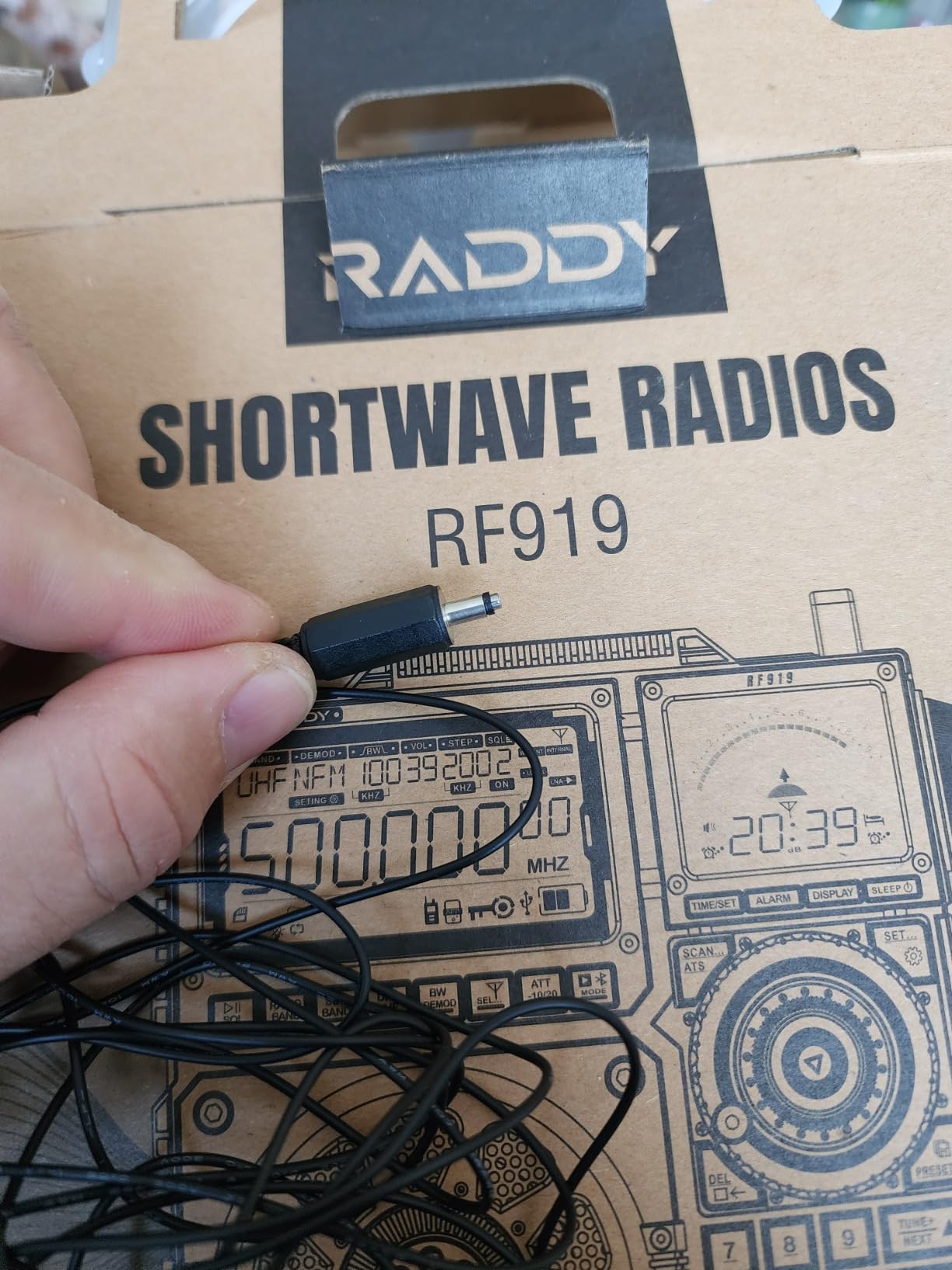 Raddy RF919 SSB Shortwave Radio Receiver, Full Band, Army Green customer photo 2
