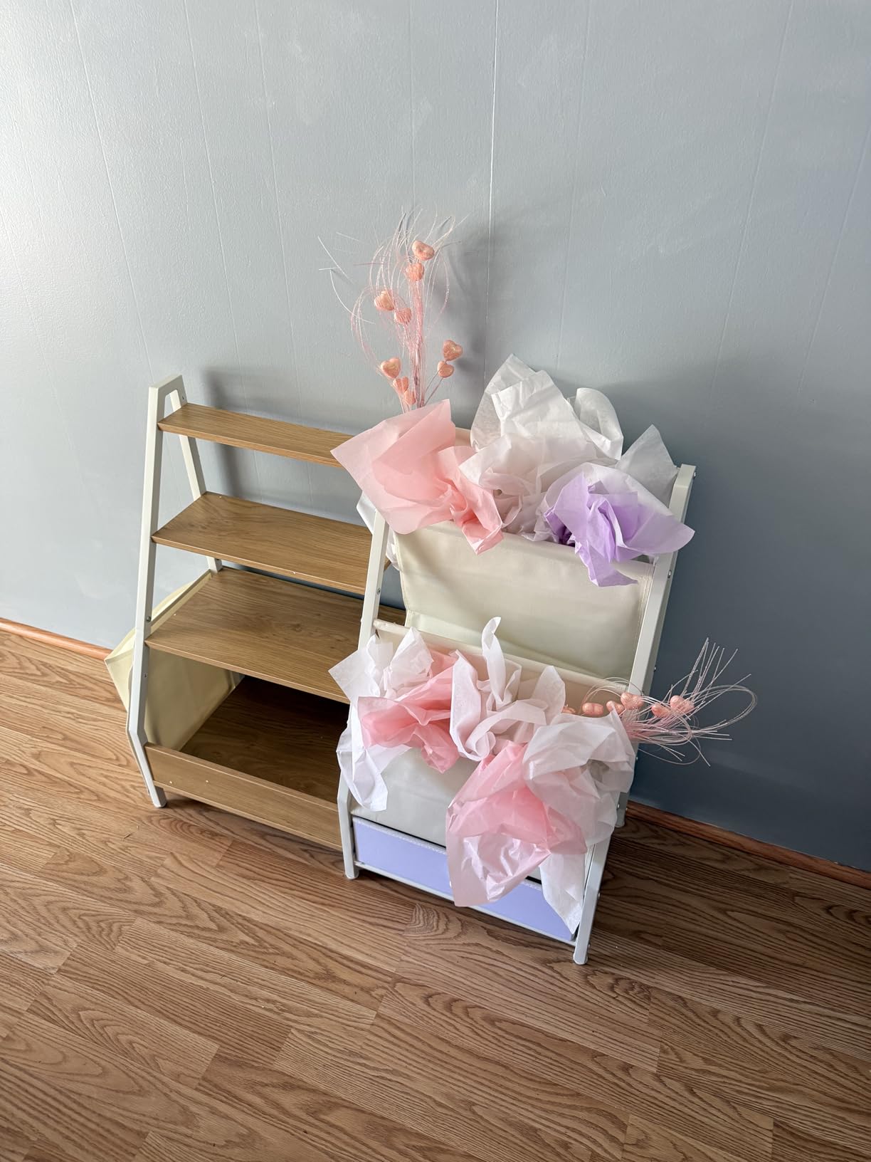 Kids Bookshelf and Toy Storage, Toddler Bookshelf Baby Bookcase for Nursery customer photo 2