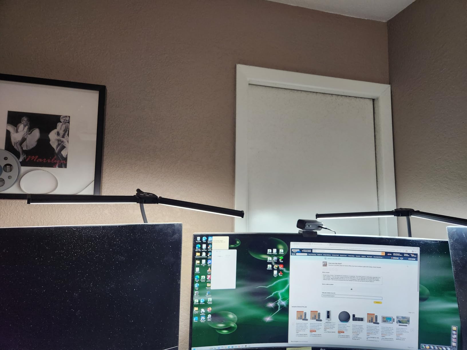 Motumen Led Desk Lamp for Home Office, Eye-Care Desk Light Clamp, Black customer photo 2