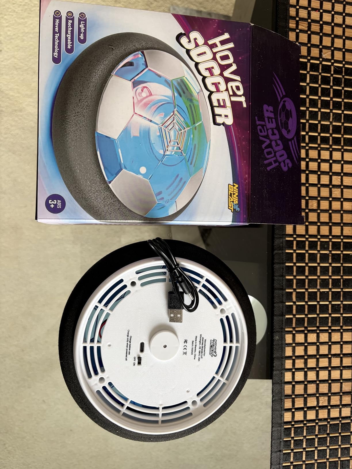 Hover Soccer Light-Up Ball - Birthday Gift for Boys - Kids Gifts Ages 5-12 customer photo 2