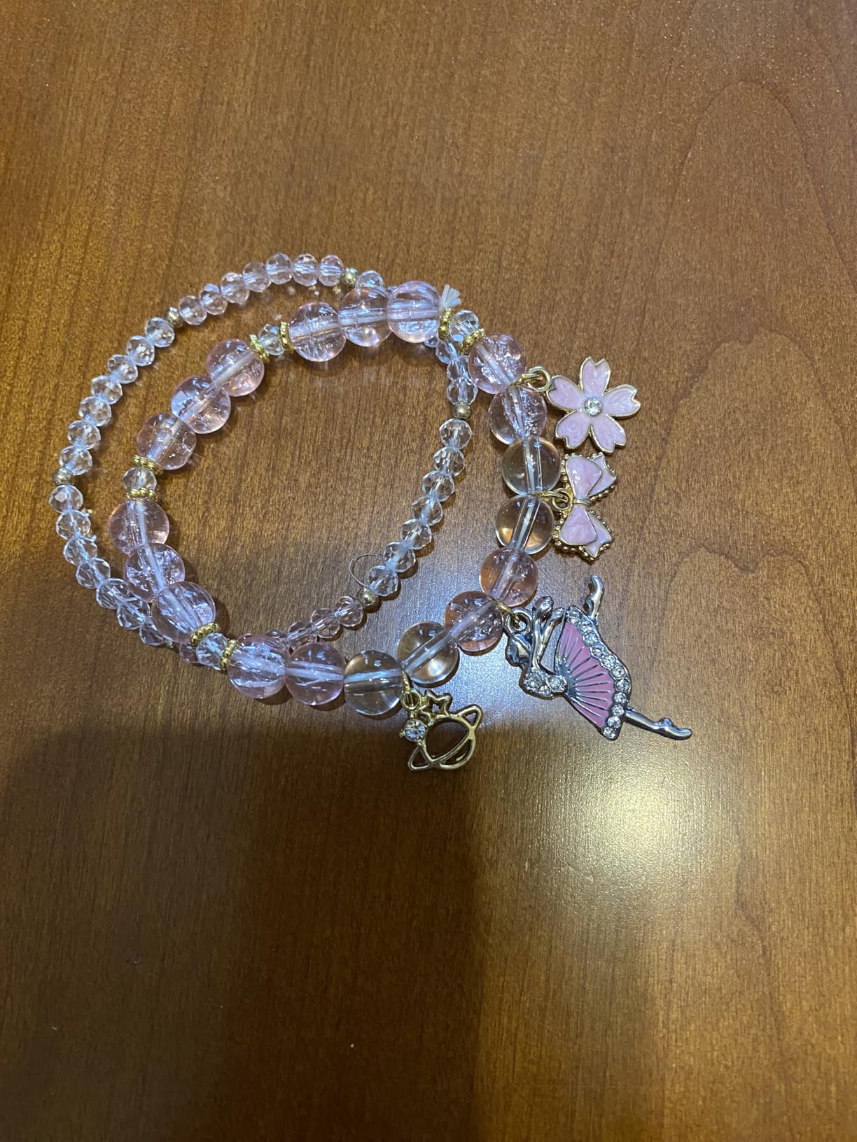 Ballerina Bracelet Dance Recital Bracelet Ballerina Blue Bracelet Cute Ballerina Dance Beaded Bracelet Ballerina Friendship Bracelets Ballerina Party Jewellery customer photo 1
