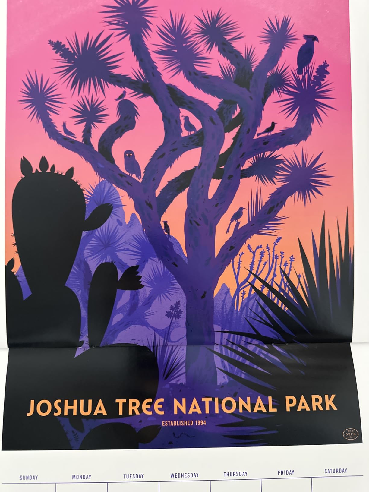 2026 The Art of the National Parks Wall Calendar customer photo 1
