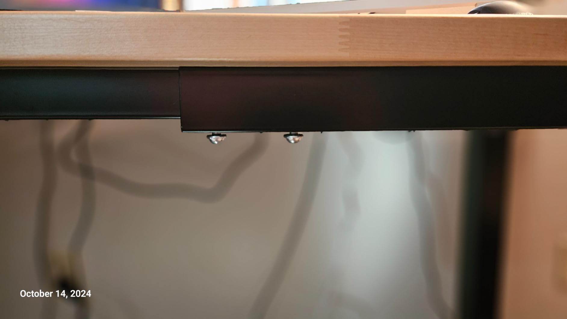 VIVO Black 4-Leg Dual Motor Standing Desk Frame, DESK-E4B customer photo 1