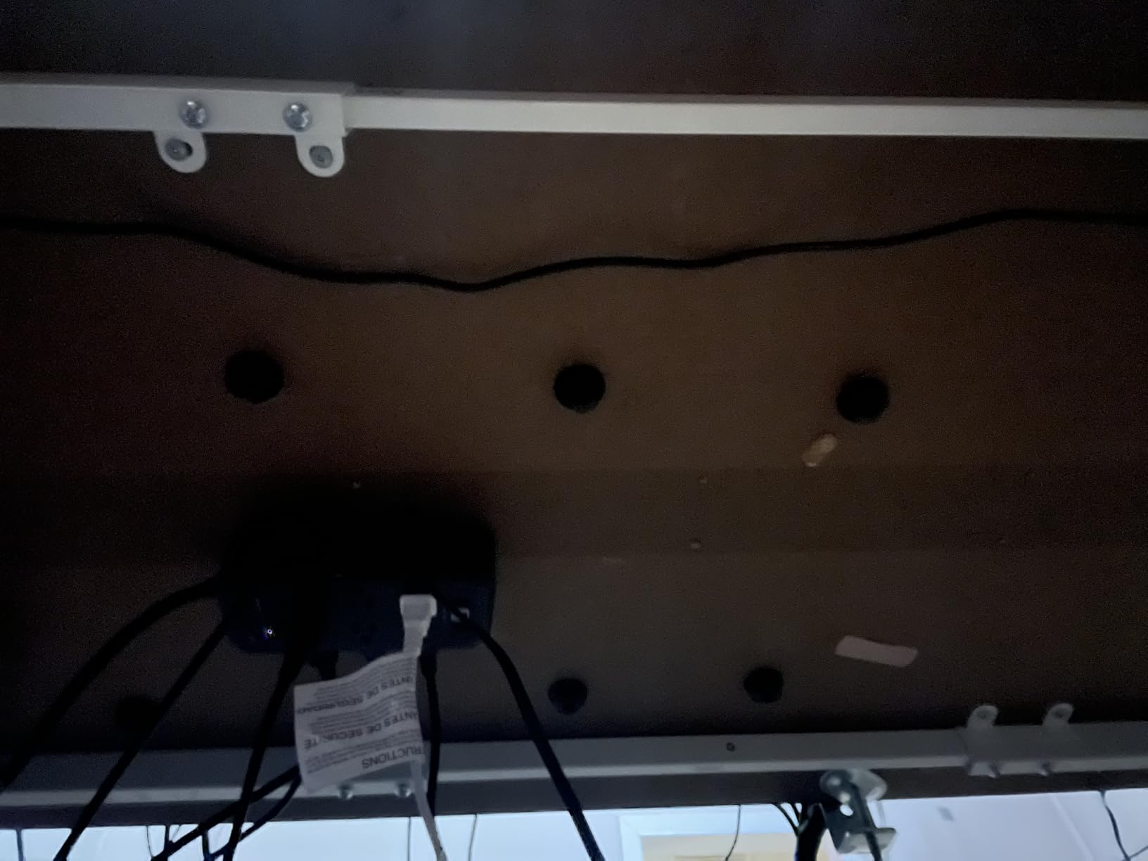 VIVO Black 4-Leg Dual Motor Standing Desk Frame, DESK-E4B customer photo 2