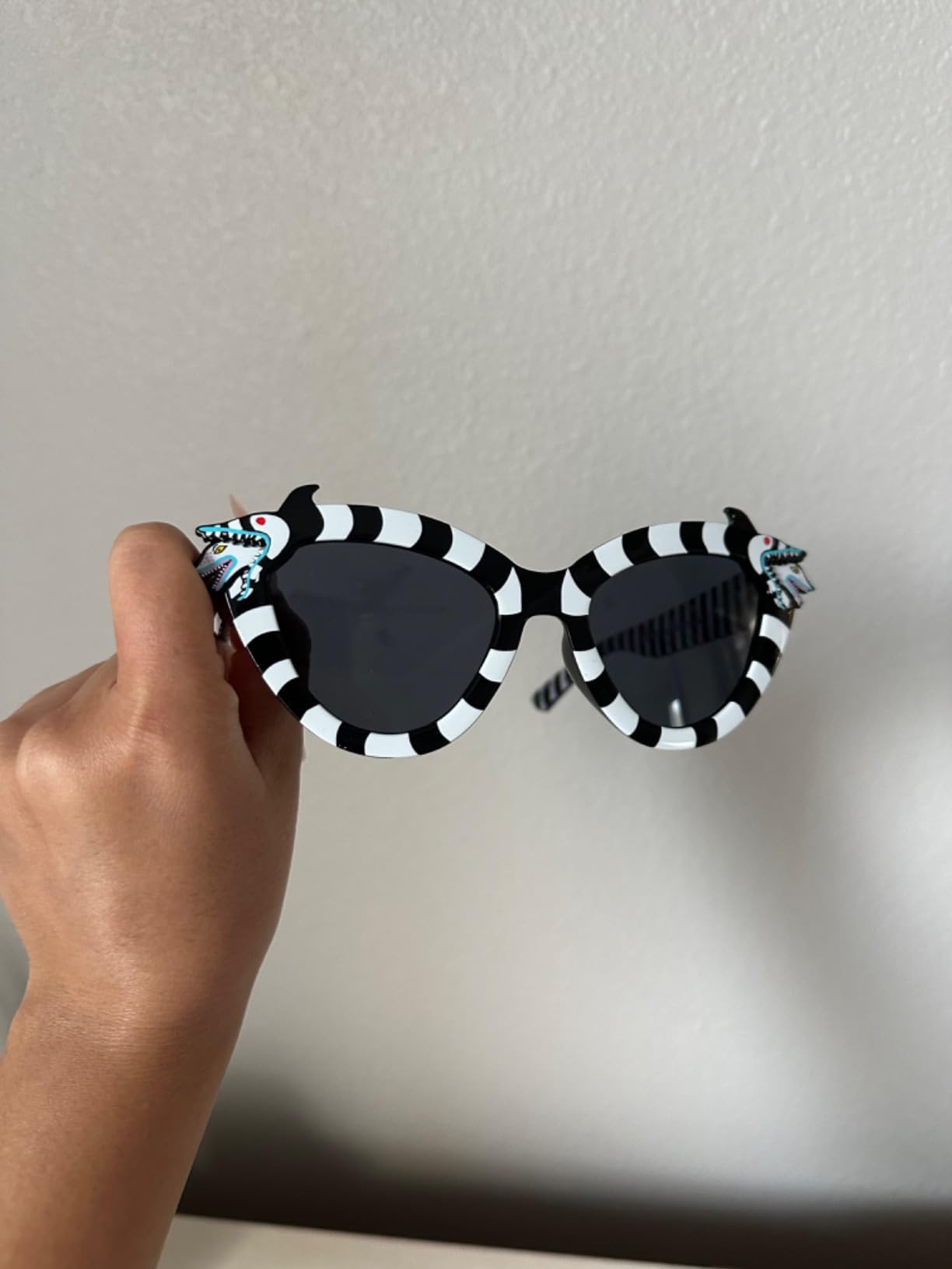 Sun-Staches Official Beetlejuice Sunglasses | Beetlejuice or Sandworm Costume Accessory | UV 400 customer photo 1
