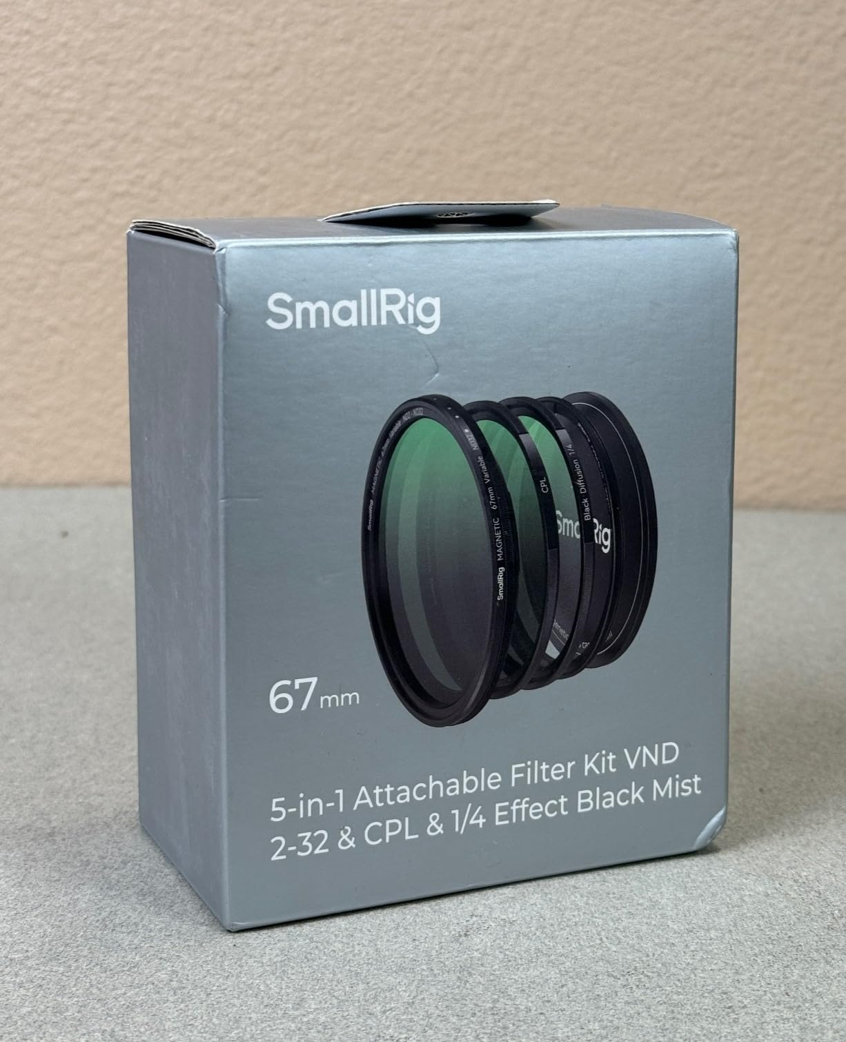 SmallRig 5-in-1 Magnetic 67mm Filter Kit for Phone - 4726 | Phone Filter Kit: VND + CPL + Black Mist 1/4 + Adapter Ring + Cover + Storage Bag, Magnetic Quick-Swap Design for Phone Cage customer photo 2