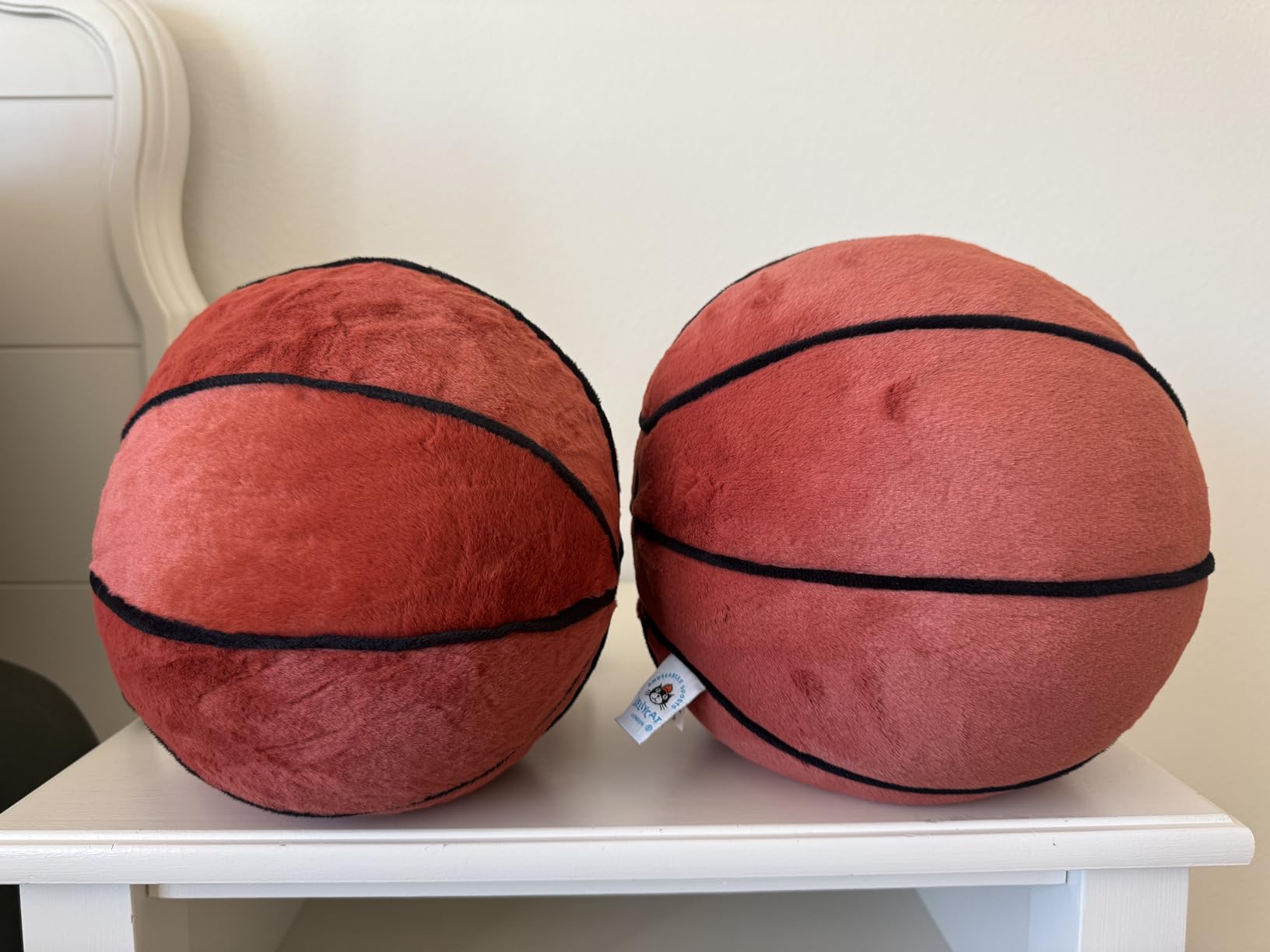 Cute Volleyball Plush Volleyball Gift Stuff Soft Sports Throw Pillow customer photo 1