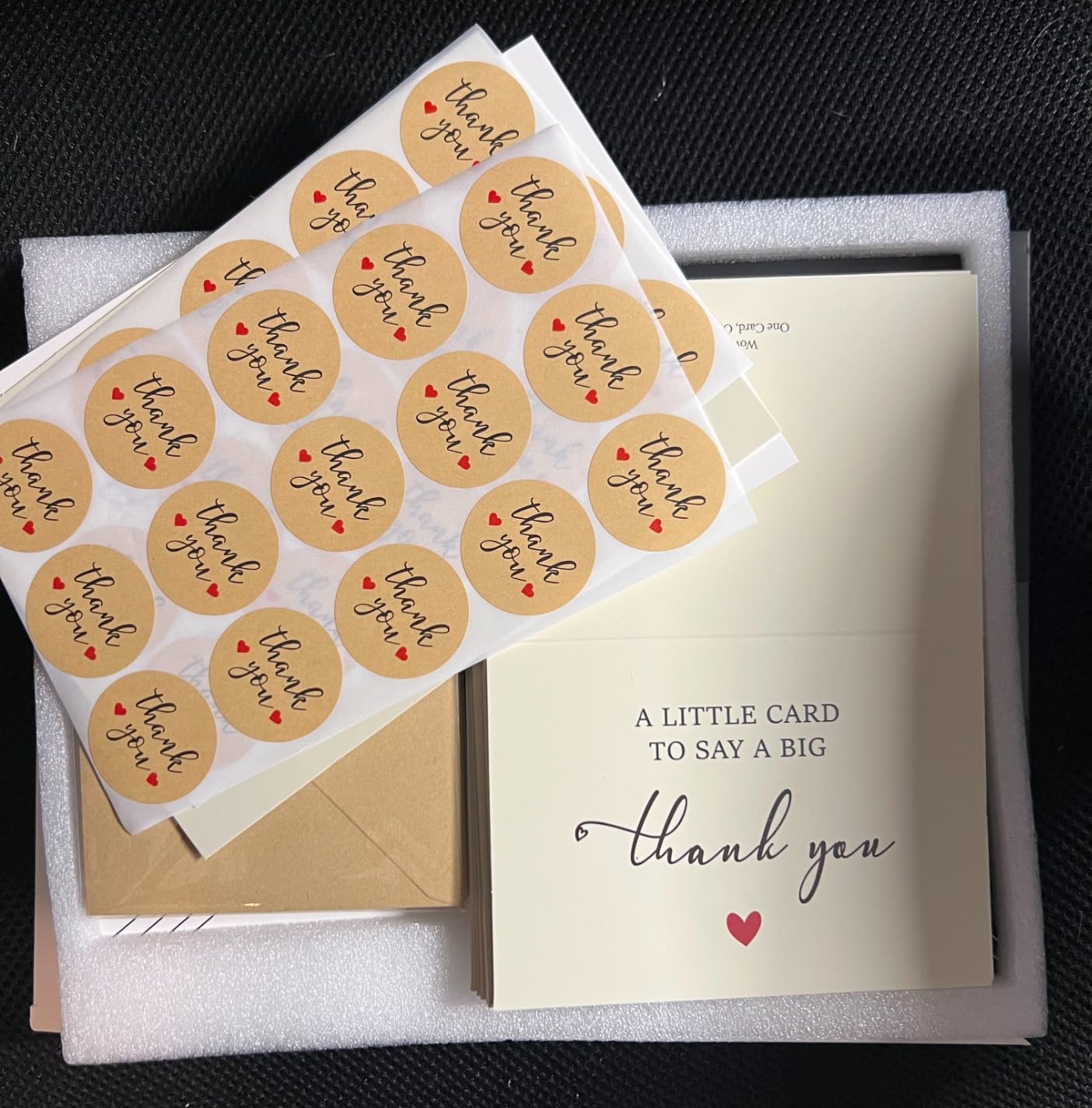 52 Pack 210GSM | Thank You Cards | Thank You Cards & Notes with Envelopes | Pefect for Baby Shower, Wedding, Teacher, Graduation, Business, Holiday, and Christmas | Teacher Appreciation Gifts customer photo 1