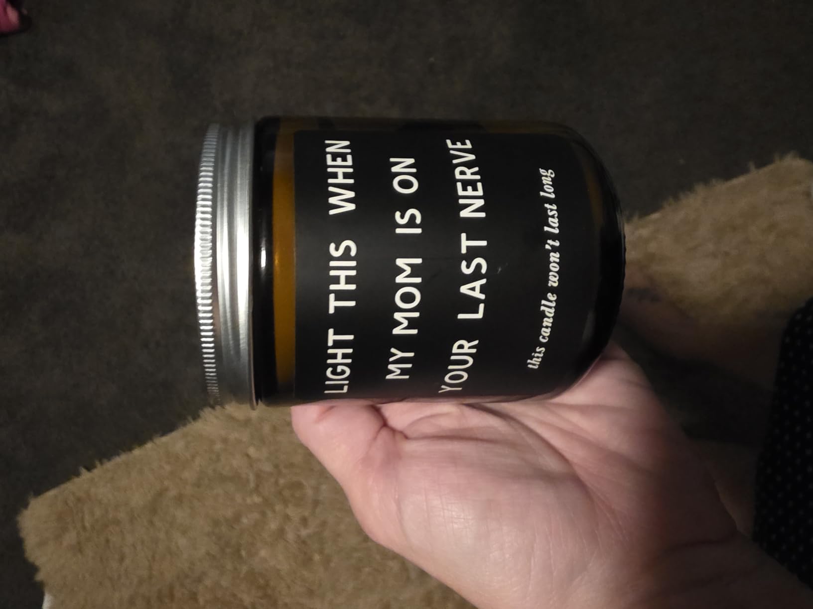 Funny Dad Gifts - Father's Day Christmas Birthday Gift for Dad Stepdad from Daughter Son - Lavender Scented Candle customer photo 1
