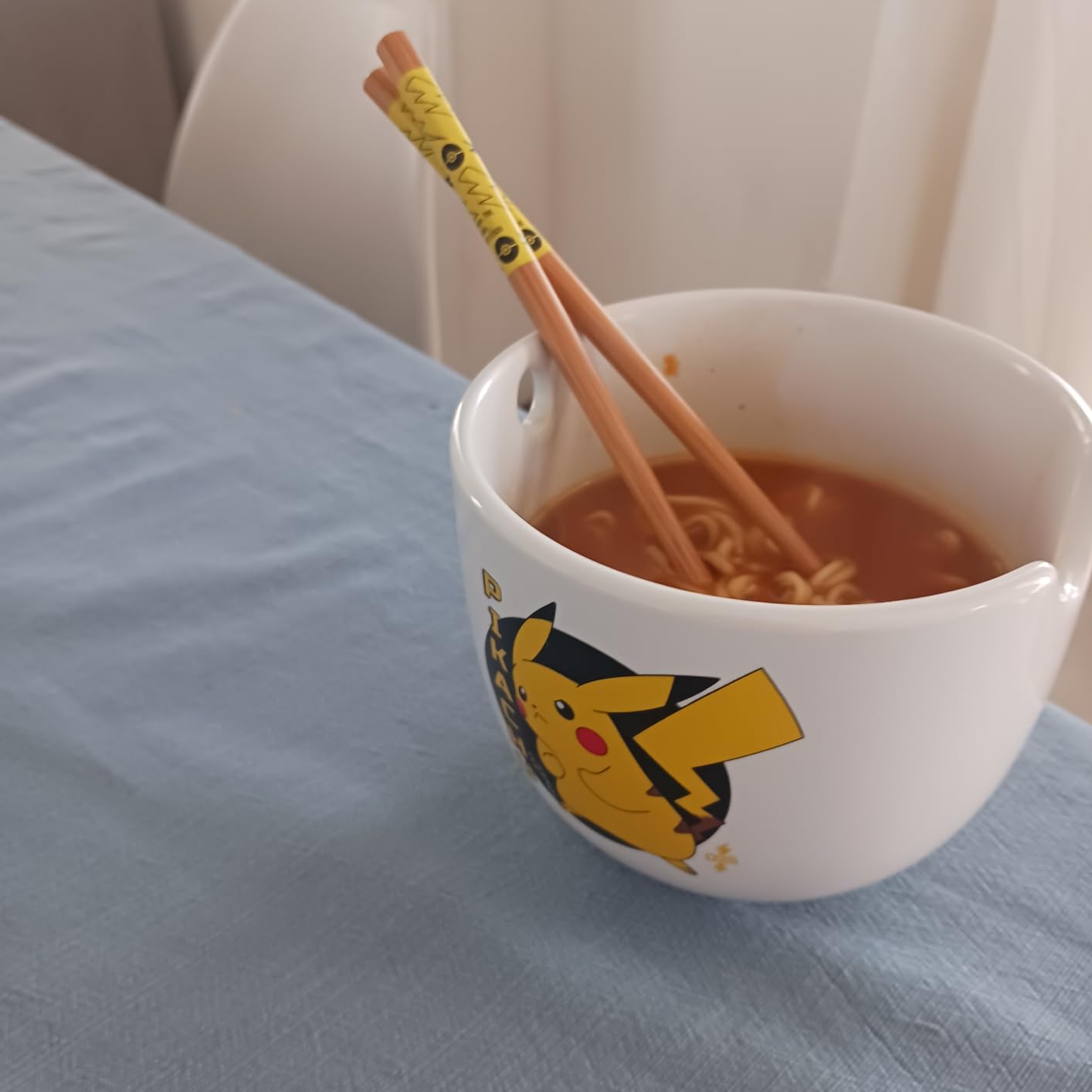 Silver Buffalo Kung Fu Panda Po, Ramen Bowl with Chopsticks, 20oz customer photo 1