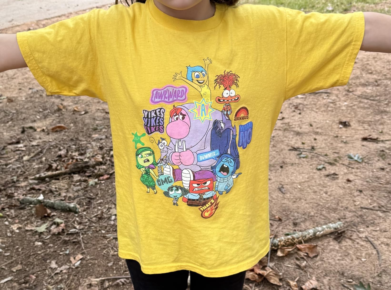 Disney Girls' Disney's Inside Out 2 Character Group Short Sleeve T-Shirt customer photo 1