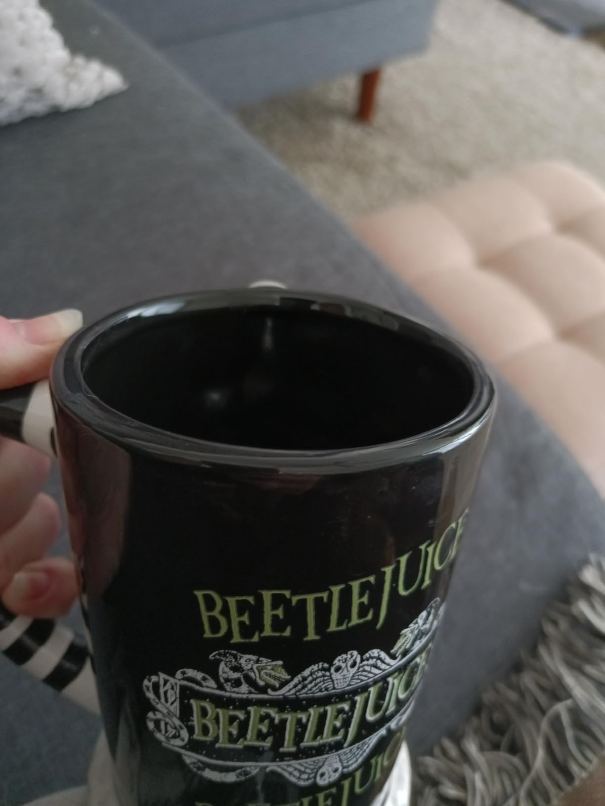 Silver Buffalo Beetlejuice Sandworm, Ceramic Mug, 20oz customer photo 1